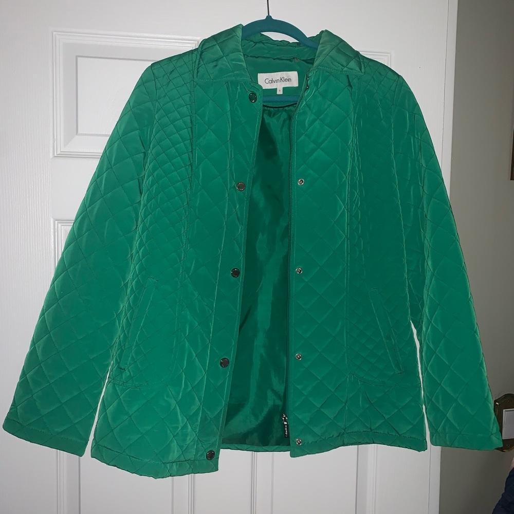 Calvin Klein green jacket